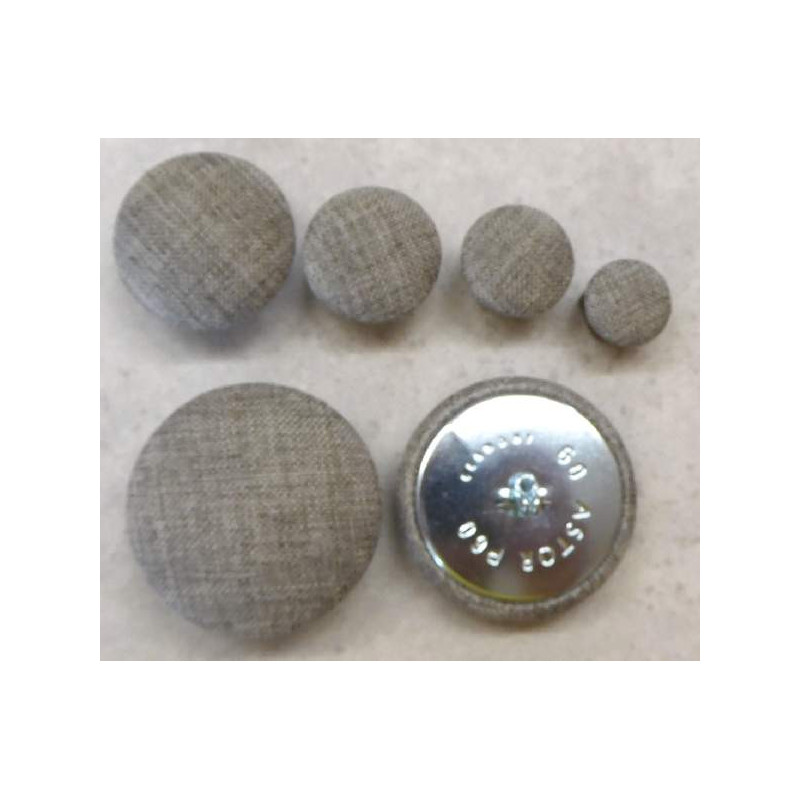 Polsterknöpfe mit Haken Webstoff PSA708