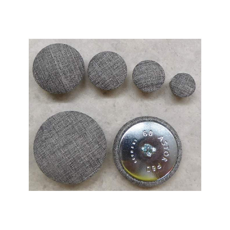 Polsterknöpfe mit Haken Webstoff PSA712