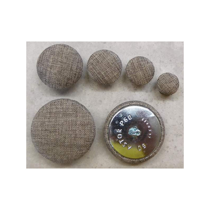 Polsterknöpfe mit Haken Webstoff PSA713