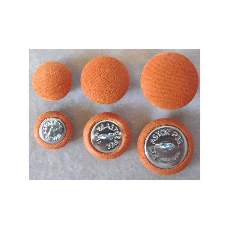 Polsterknöpfe mit Öse Mikrofaser Orange