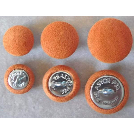 Polsterknöpfe mit Öse Mikrofaser Orange