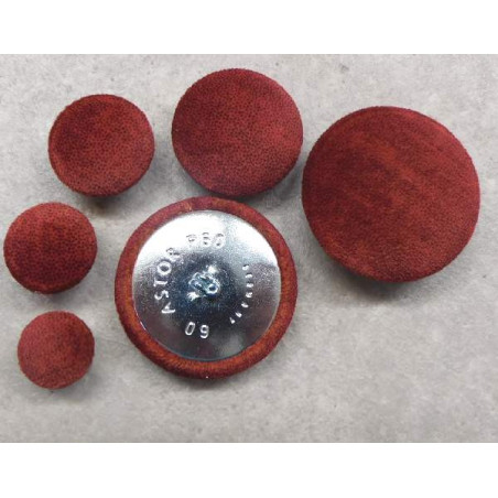 Polsterknöpfe mit Haken Mikrofaser Bordeaux