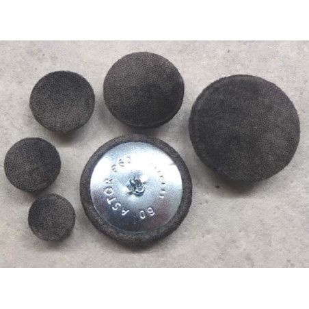 Polsterknöpfe mit Haken Mikrofaser Anthrazit