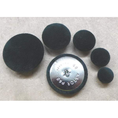 Polsterknöpfe mit Haken Mikrofaser Blaugrün