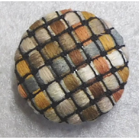 Polsterknöpfe mit Kunststoff Haken und Webstoff 603