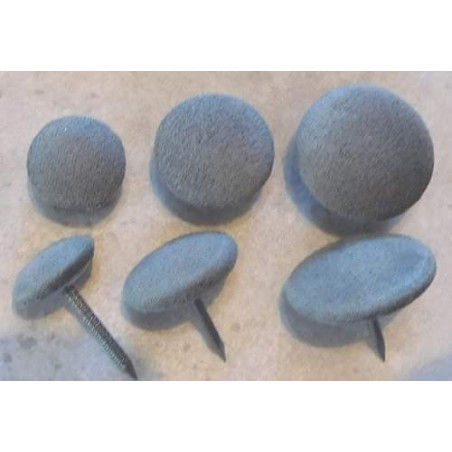 Polsterknöpfe mit Nagel Mikrofaser Stahl