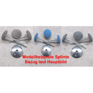 Polsterknöpfe mit Splint Polsterwebstoff 901