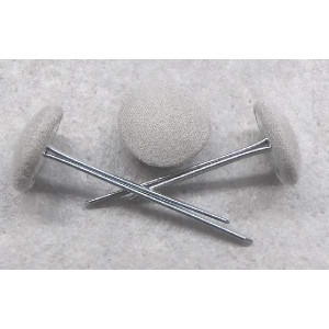 Polsterknöpfe mit Splint Mikrofaser Sand