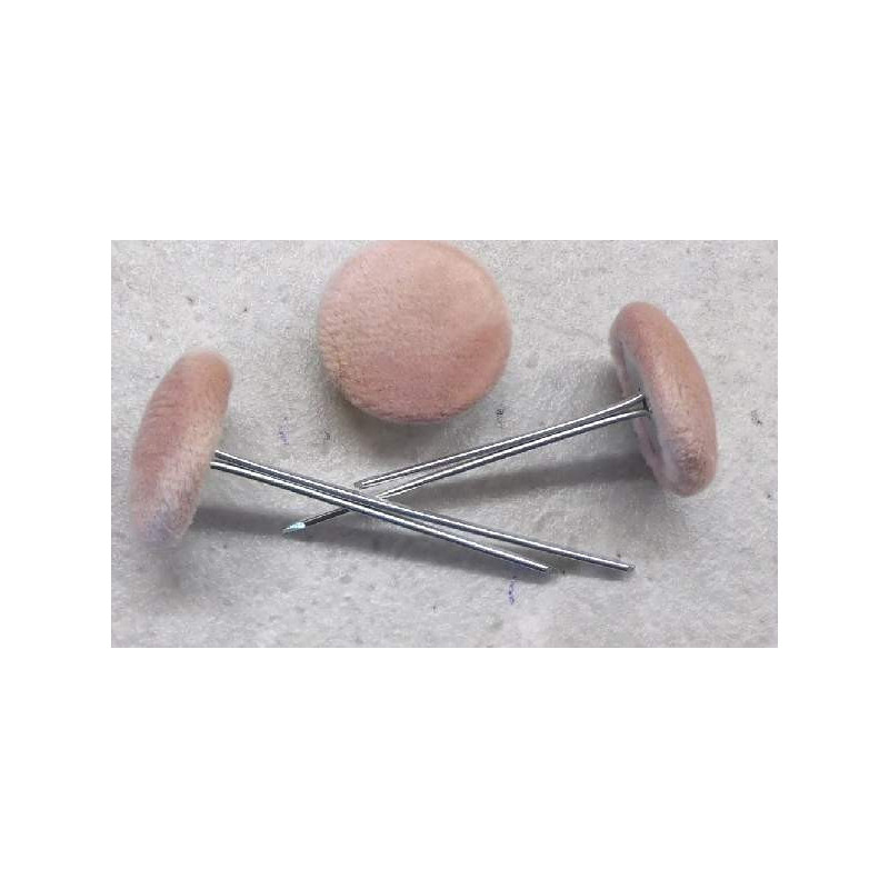 Polsterknöpfe mit Splint Mikrofaser Rosa