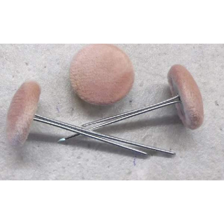 Polsterknöpfe mit Splint Mikrofaser Rosa