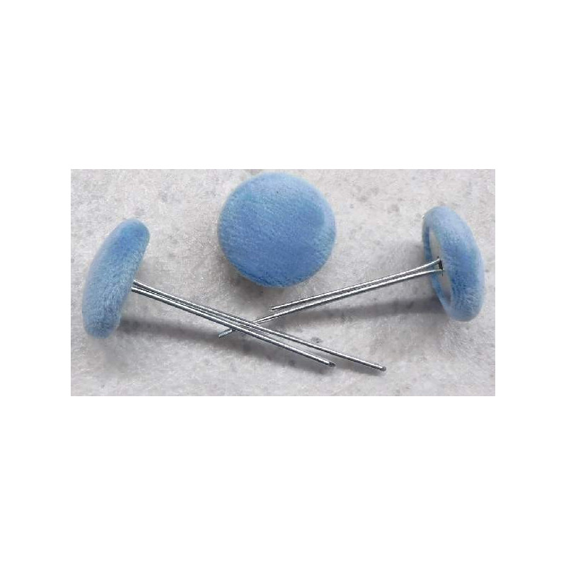 Polsterknöpfe mit Splint Mikrofaser Taube