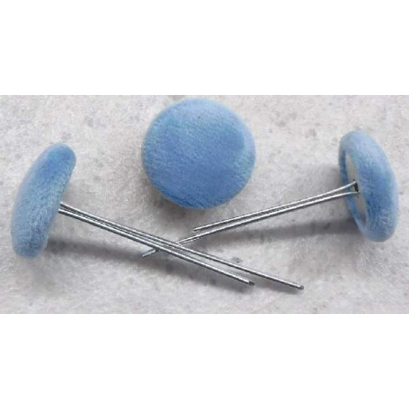 Polsterknöpfe mit Splint Mikrofaser Taube