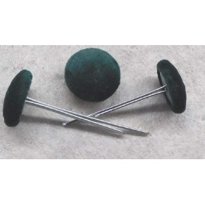 Polsterknöpfe mit Splint Mikrofaser Moos