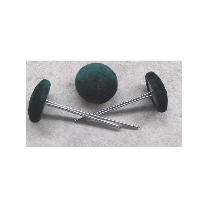 Polsterknöpfe mit Splint Mikrofaser Moos