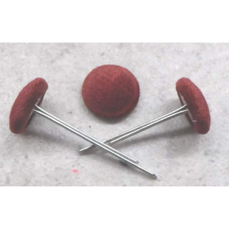Polsterknöpfe mit Splint Mikrofaser Bordeaux