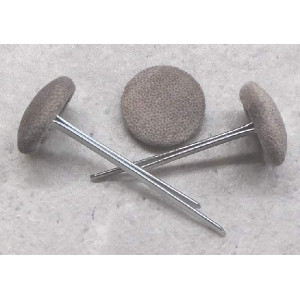 Polsterknöpfe mit Splint Mikrofaser Graubeige