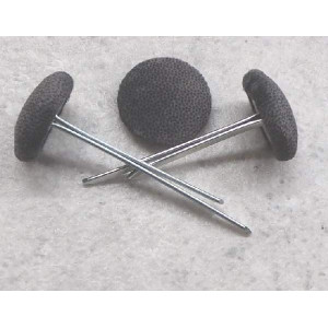 Polsterknöpfe mit Splint Mikrofaser Anthrazit