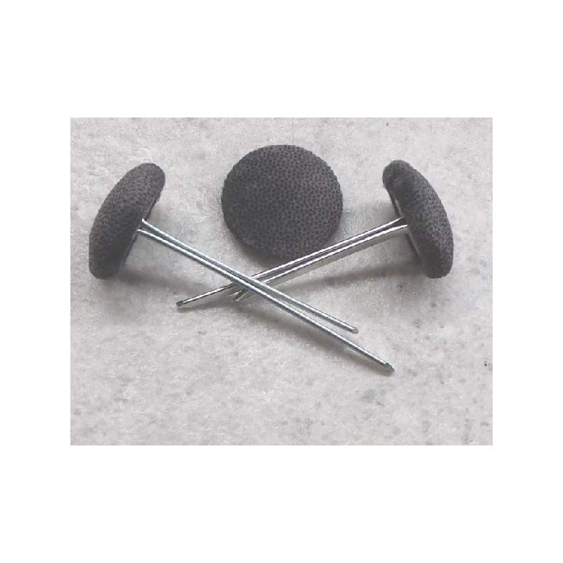 Polsterknöpfe mit Splint Mikrofaser Anthrazit