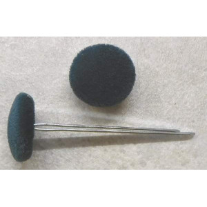 Polsterknöpfe mit Splint Mikrofaser Blaugrün