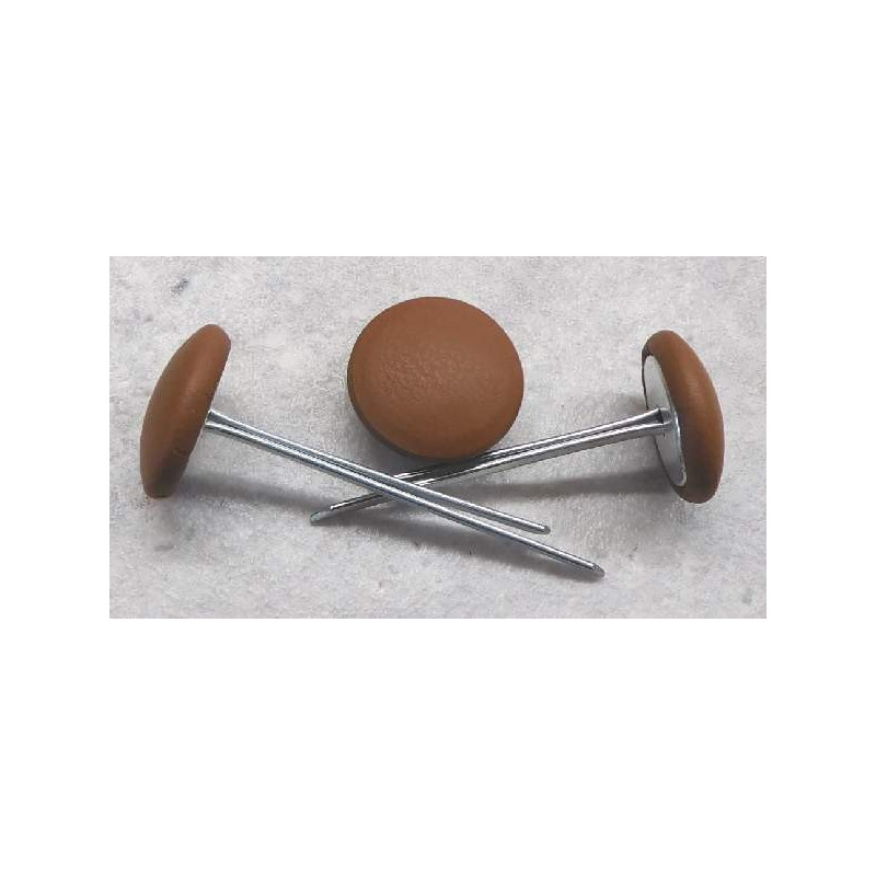 Polsterknöpfe mit Splint Leder Fondotinta