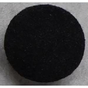 Polsterknöpfe mit Kunststoff Haken Mikrofaser Schwarz