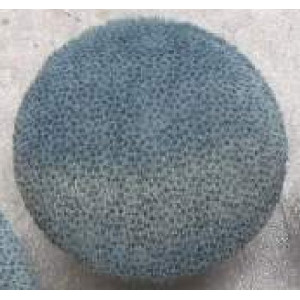 Polsterknöpfe mit Kunststoff Haken Mikrofaser Pastellblau