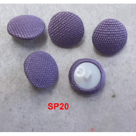 bezogene Knöpfe 18mm für Bekleidung Webstoff SP20