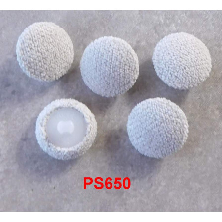 bezogene Knöpfe 18mm für Bekleidung Webstoff 650