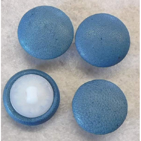 bezogene Knöpfe 18mm für Bekleidung Leder 054