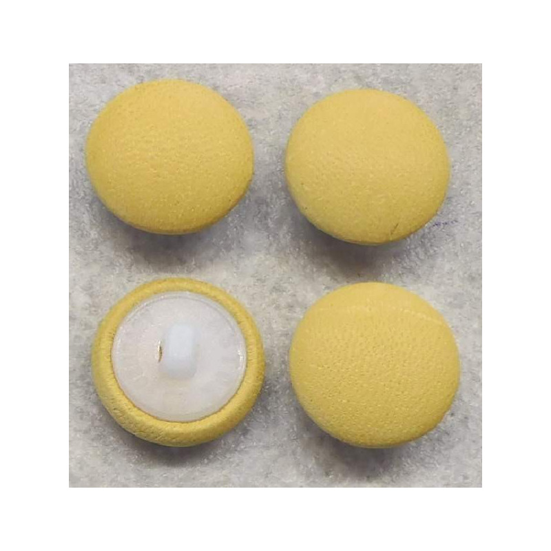 bezogene Knöpfe 18mm für Bekleidung Leder 055