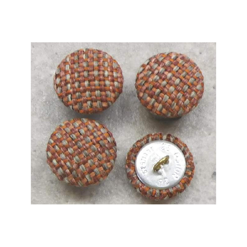 bezogene Knöpfe 18mm für Bekleidung Webstoff PS10
