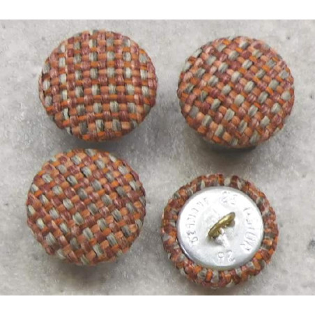 bezogene Knöpfe 18mm für Bekleidung Webstoff PS10