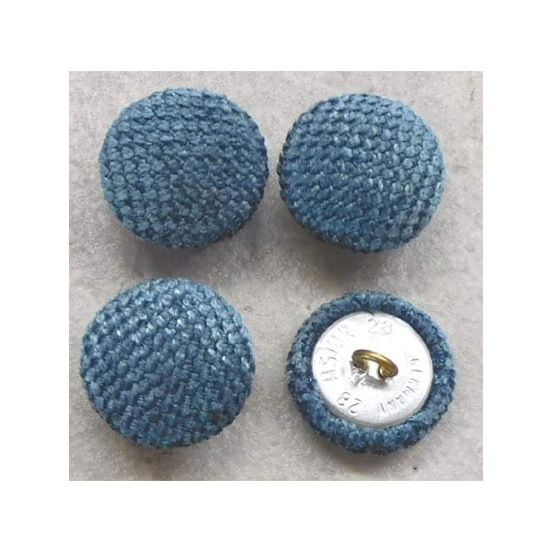 bezogene Knöpfe 18mm für Bekleidung Webstoff PS15