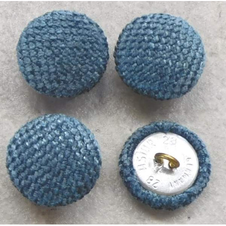 bezogene Knöpfe 18mm für Bekleidung Webstoff PS15