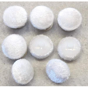 bezogene Knöpfe 15mm für Bekleidung Mikrofaser 422