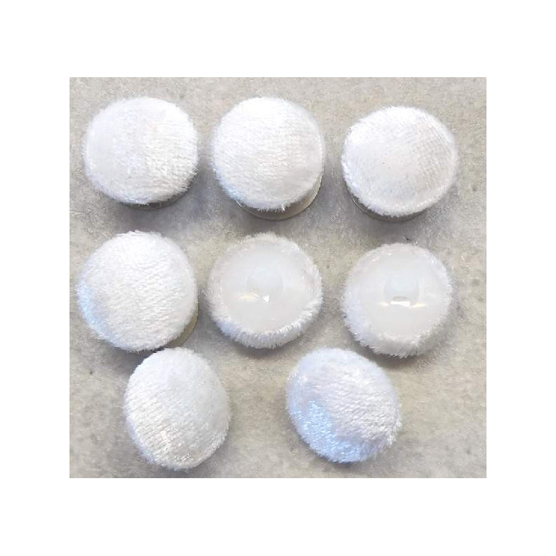 bezogene Knöpfe 15mm für Bekleidung Mikrofaser 422