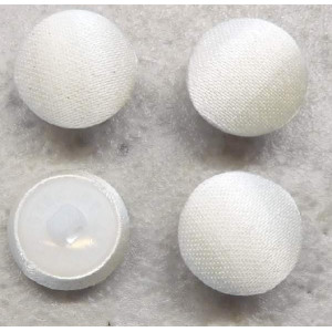bezogene Knöpfe 15mm für Bekleidung Webstoff PS27