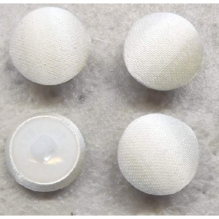 bezogene Knöpfe 15mm für Bekleidung Webstoff PS27
