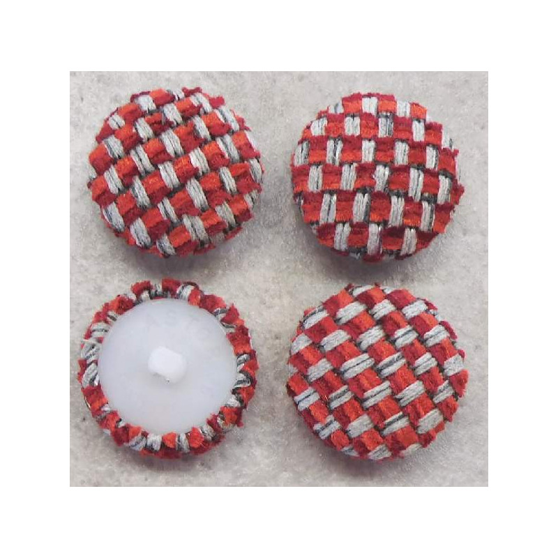 bezogene Knöpfe 24mm für Bekleidung Webstoff PS28