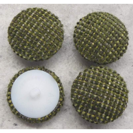 bezogene Knöpfe 28mm für Bekleidung Webstoff SP06