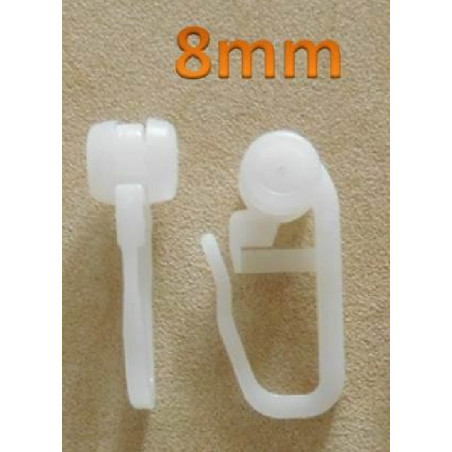 100 Rollengleiter für Innenlaufschiene 4mm