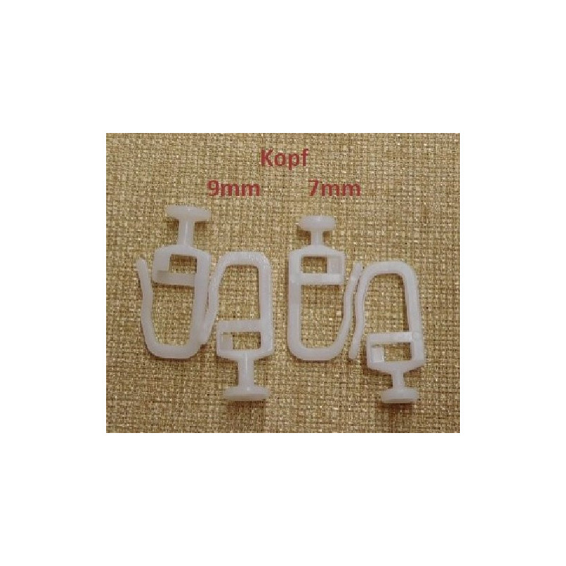 100 Universalgleiter für Innenlaufschiene 4mm
