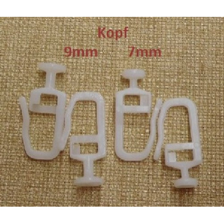 100 Universalgleiter für Innenlaufschiene 4mm