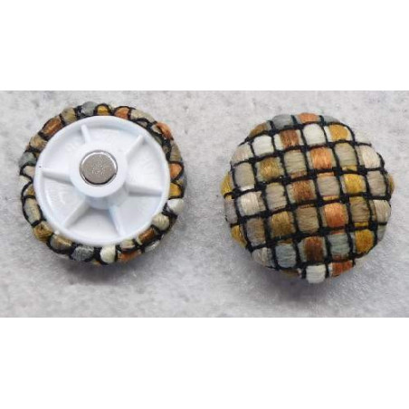 Magnet mit bezogenen Kopf Webstoff 603