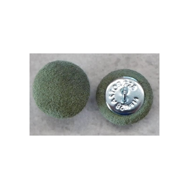 Polsterknöpfe mit Öse Mikrofaser Forest 19mm