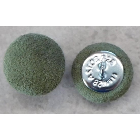 Polsterknöpfe mit Öse Mikrofaser Forest 20,5mm