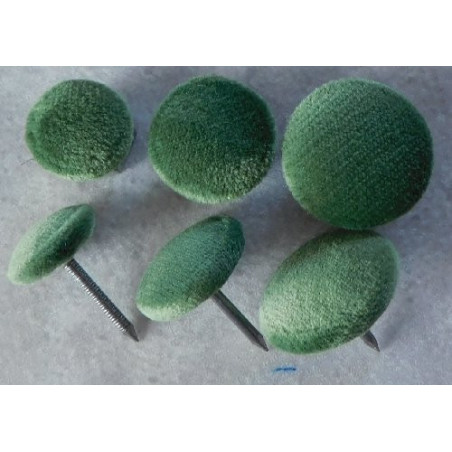 Polsterknöpfe mit Nagel Mikrofaser Gras