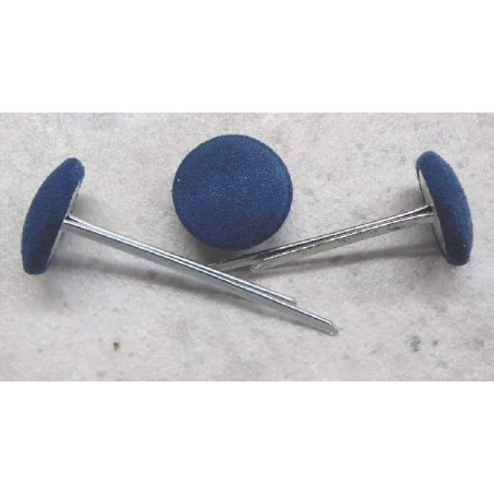 Polsterknöpfe mit Splint Mikrofaser Blau