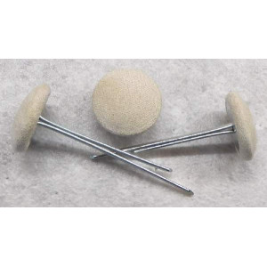 Polsterknöpfe mit Splint Mikrofaser Beige