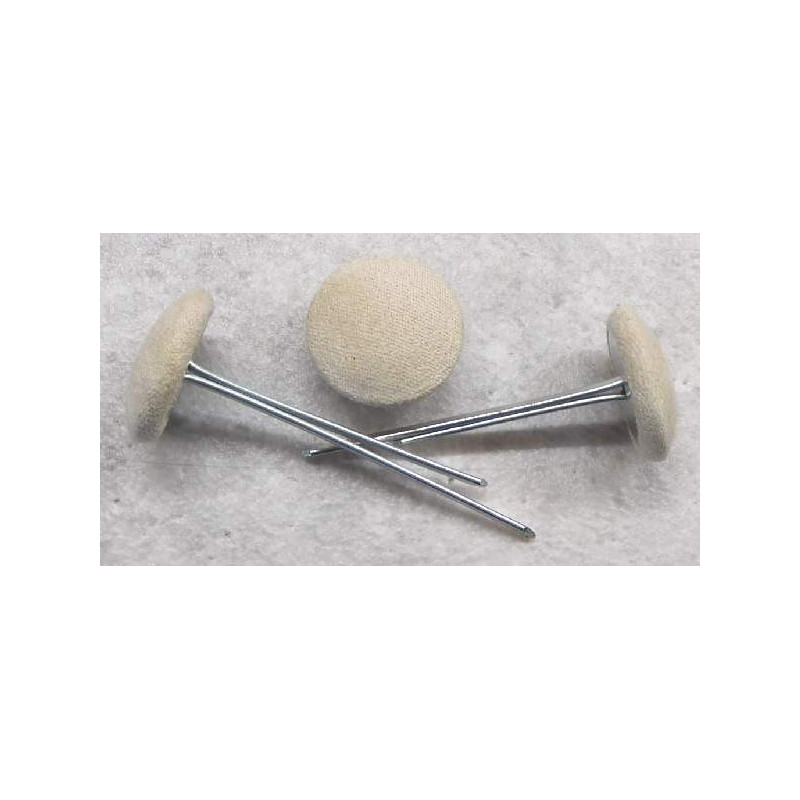 Polsterknöpfe mit Splint Mikrofaser Beige